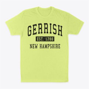 Gerrish New Hampshire Classic Established Classic Dad T-Shirt