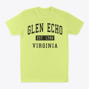 Glen Echo Virginia Classic Established Classic Dad T-Shirt