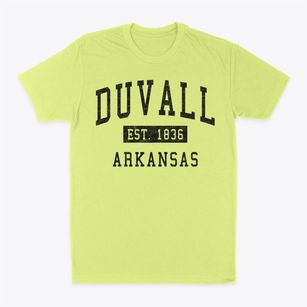 Duvall Arkansas Classic Established Classic Dad T-Shirt
