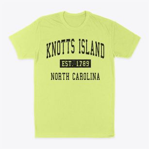 Knotts Island North Carolina Classic Established Classic Dad T-Shirt