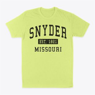 Snyder Missouri Classic Established Classic Dad T-Shirt