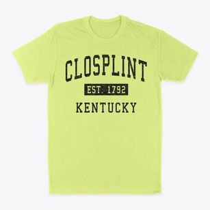 Closplint Kentucky Classic Established Classic Dad T-Shirt