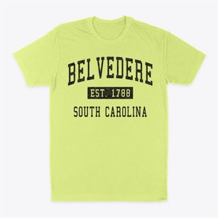 Belvedere South Carolina Classic Established Classic Dad T-Shirt