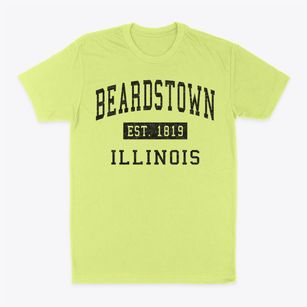 Beardstown Illinois Classic Established Classic Dad T-Shirt