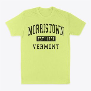 Morristown Vermont Classic Established Classic Dad T-Shirt