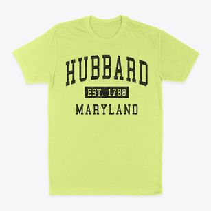 Hubbard Maryland Classic Established Classic Dad T-Shirt
