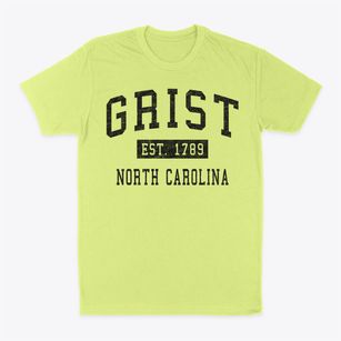 Grist North Carolina Classic Established Classic Dad T-Shirt