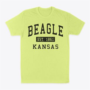Beagle Kansas Classic Established Classic Dad T-Shirt