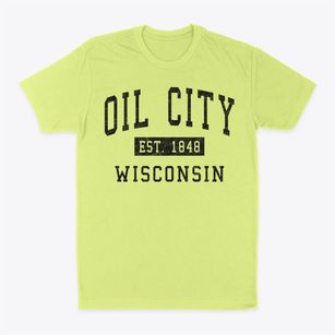 Oil City Wisconsin Classic Established Classic Dad T-Shirt