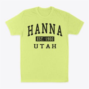 Hanna Utah Classic Established Classic Dad T-Shirt