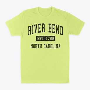 River Bend North Carolina Classic Established Classic Dad T-Shirt