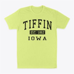 Tiffin Iowa Classic Established Classic Dad T-Shirt