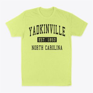 Yadkinville North Carolina Classic Established Classic Dad T-Shirt