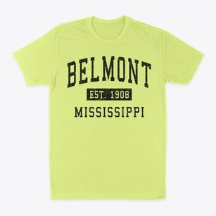 Belmont Mississippi Classic Established Classic Dad T-Shirt