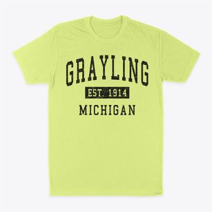 Grayling Michigan Classic Established Classic Dad T-Shirt