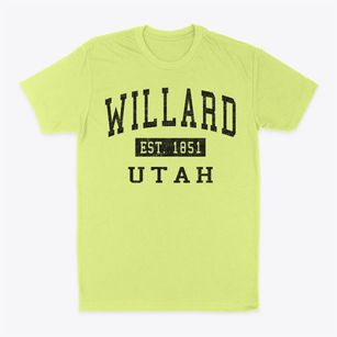 Willard Utah Classic Established Classic Dad T-Shirt