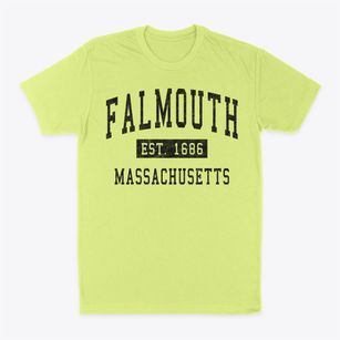 Falmouth Massachusetts Classic Established Classic Dad T-Shirt