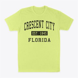 Crescent City Florida Classic Established Classic Dad T-Shirt