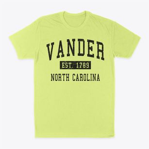 Vander North Carolina Classic Established Classic Dad T-Shirt