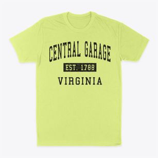 Central Garage Virginia Classic Established Classic Dad T-Shirt