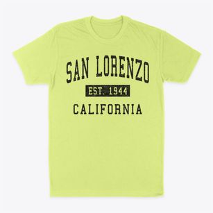 San Lorenzo California Classic Established Classic Dad T-Shirt