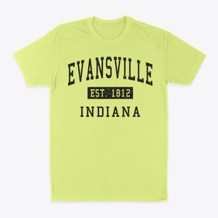 Evansville Indiana Classic Established Classic Dad T-Shirt