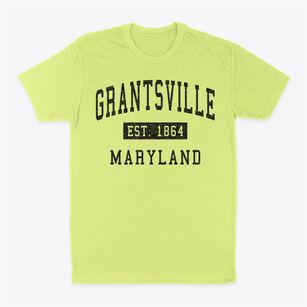 Grantsville Maryland Classic Established Classic Dad T-Shirt