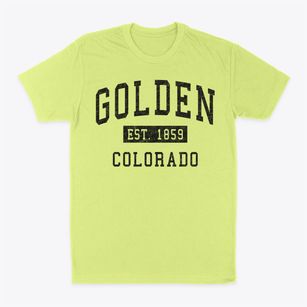 Golden Colorado Classic Established Classic Dad T-Shirt