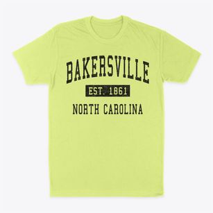 Bakersville North Carolina Classic Established Classic Dad T-Shirt