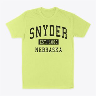 Snyder Nebraska Classic Established Classic Dad T-Shirt