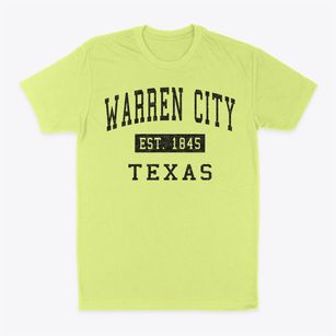 Warren City Texas Classic Established Classic Dad T-Shirt