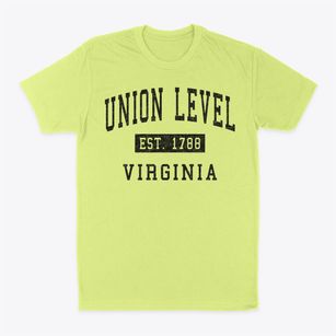 Union Level Virginia Classic Established Classic Dad T-Shirt