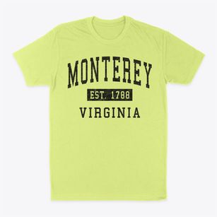 Monterey Virginia Classic Established Classic Dad T-Shirt