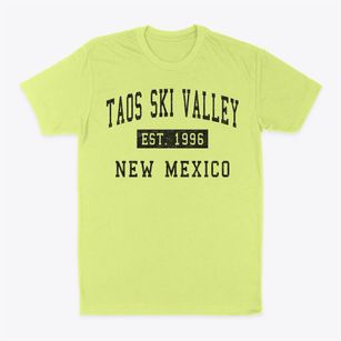 Taos Ski Valley New Mexico Classic Established Classic Dad T-Shirt