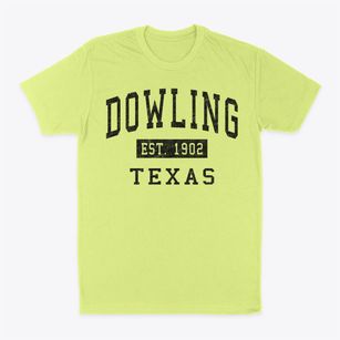 Dowling Texas Classic Established Classic Dad T-Shirt