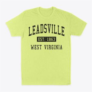 Leadsville West Virginia Classic Established Classic Dad T-Shirt