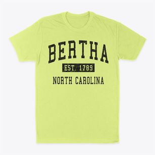 Bertha North Carolina Classic Established Classic Dad T-Shirt