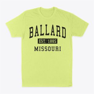 Ballard Missouri Classic Established Classic Dad T-Shirt