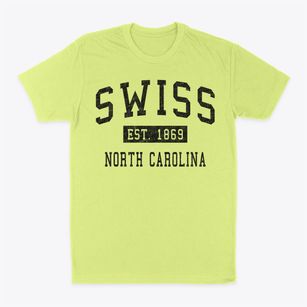 Swiss North Carolina Classic Established Classic Dad T-Shirt