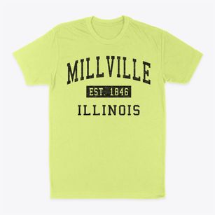 Millville Illinois Classic Established Classic Dad T-Shirt