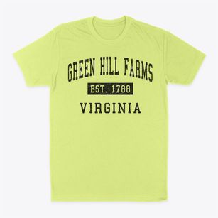 Green Hill Farms Virginia Classic Established Classic Dad T-Shirt