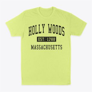 Holly Woods Massachusetts Classic Established Classic Dad T-Shirt