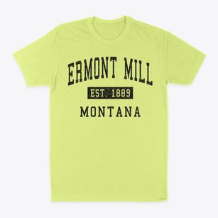 Ermont Mill Montana Classic Established Classic Dad T-Shirt