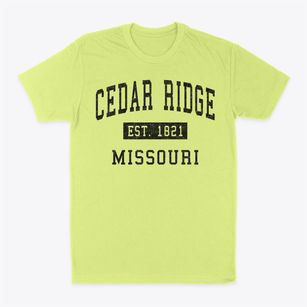 Cedar Ridge Missouri Classic Established Classic Dad T-Shirt