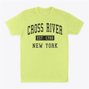 Cross River New York Classic Established Classic Dad T-Shirt