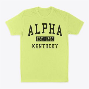 Alpha Kentucky Classic Established Classic Dad T-Shirt