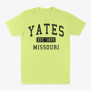 Yates Missouri Classic Established Classic Dad T-Shirt