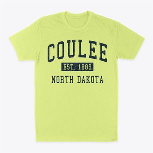 Coulee North Dakota Classic Established Classic Dad T-Shirt