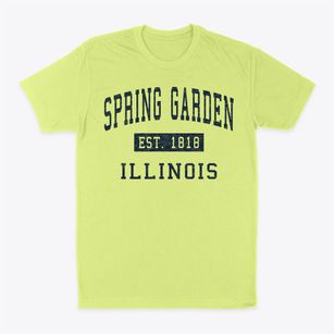 Spring Garden Illinois Classic Established Classic Dad T-Shirt