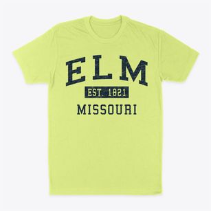 Elm Missouri Classic Established Classic Dad T-Shirt